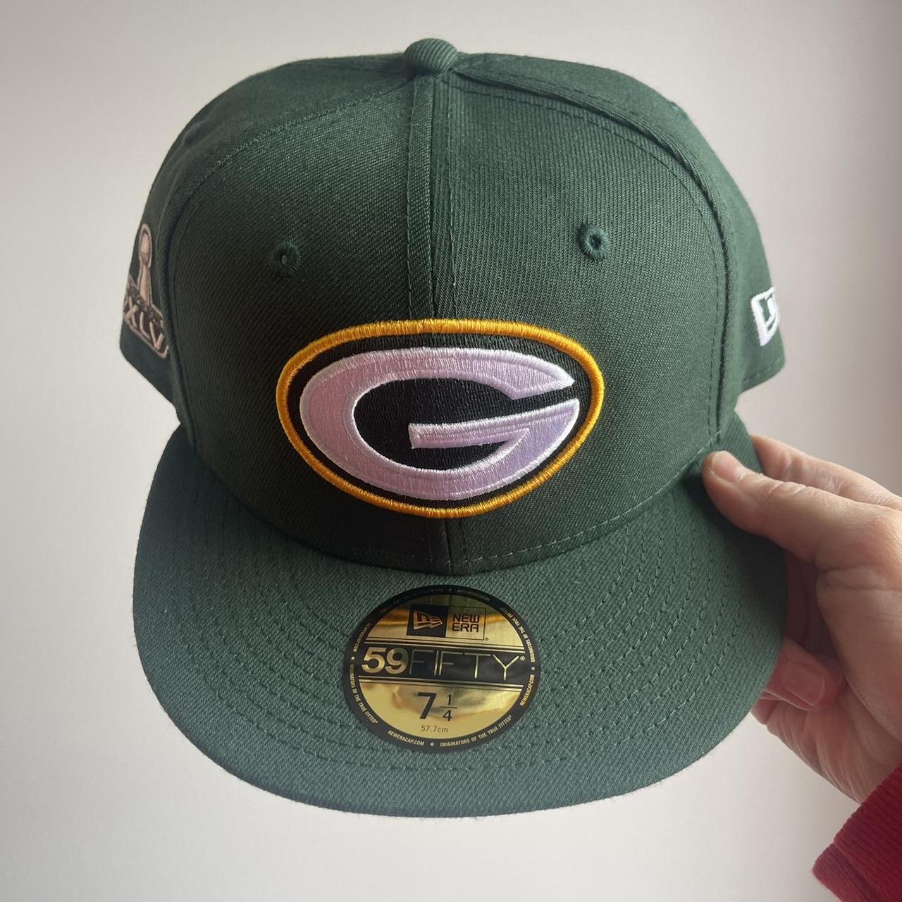 Green Bay Packers New Era 4x Super Bowl Champions 59FIFTY Fitted Hat - Green