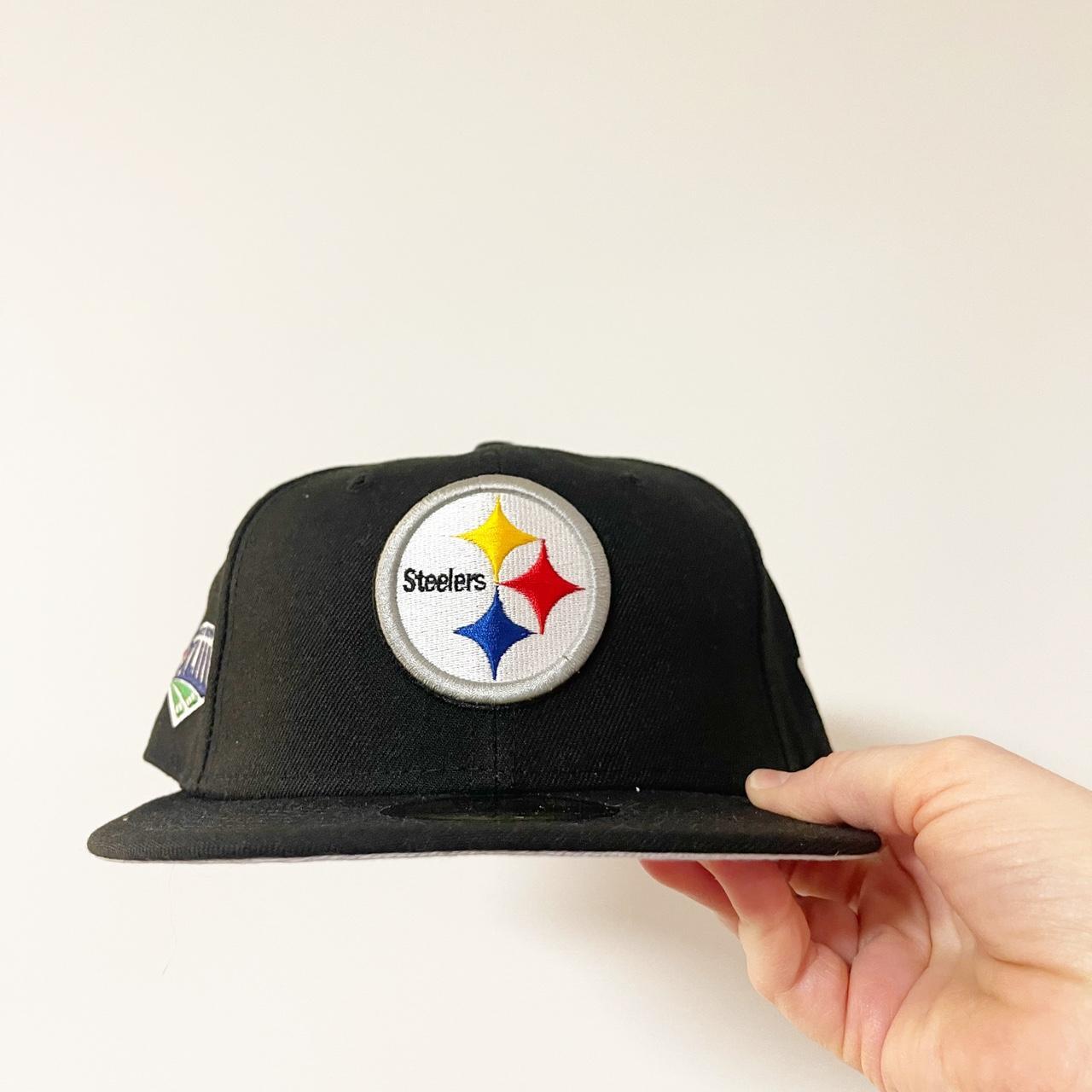 Pittsburgh Steelers New Era 6x Super Bowl Champions Count The Rings 59FIFTY  Fitted Hat - Black