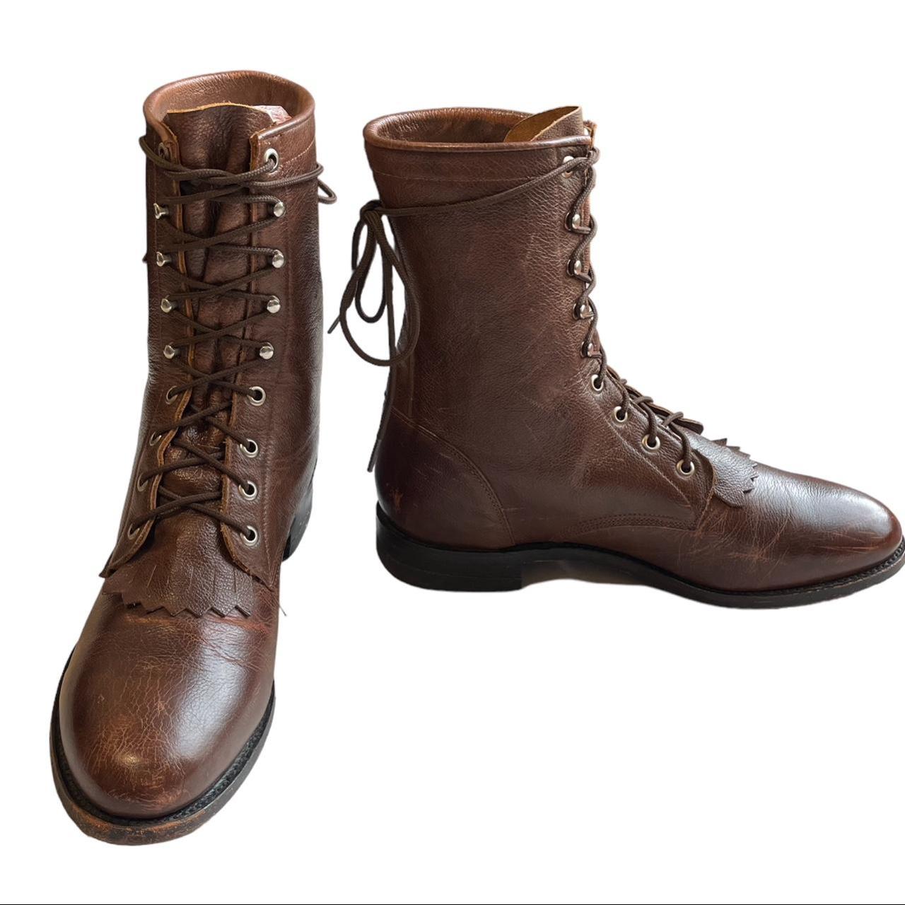 Roper lace shop up boots mens