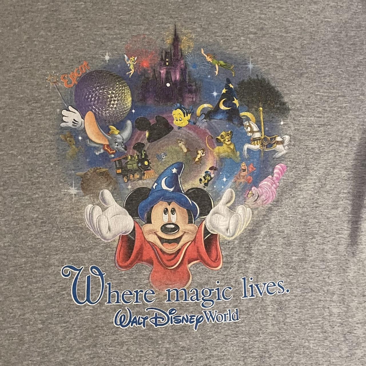 walt disney world tee size on label - ? ... - Depop