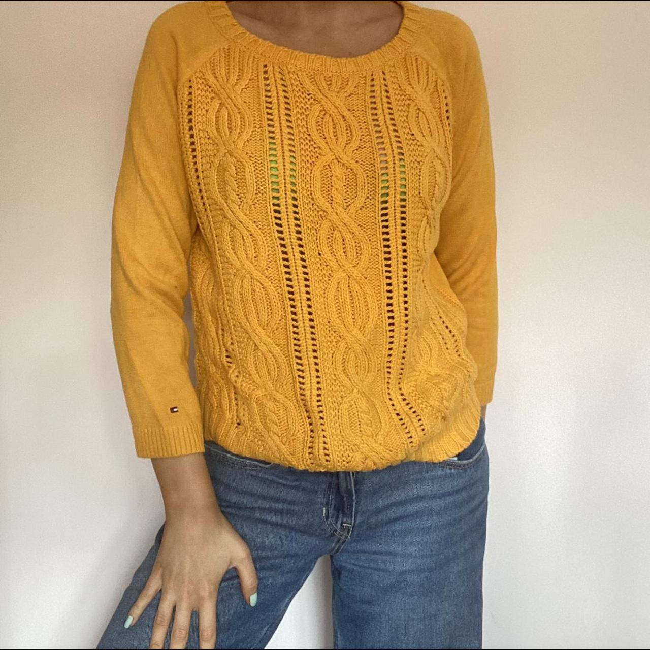 Yellow tommy hilfiger on sale jumper