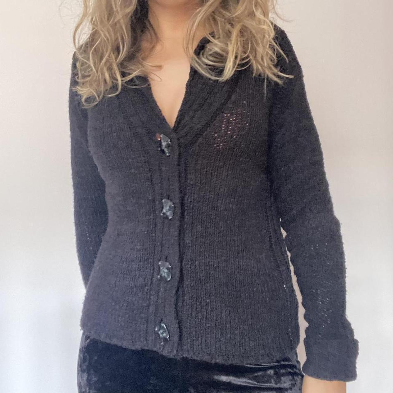 black cardigan womens m&s