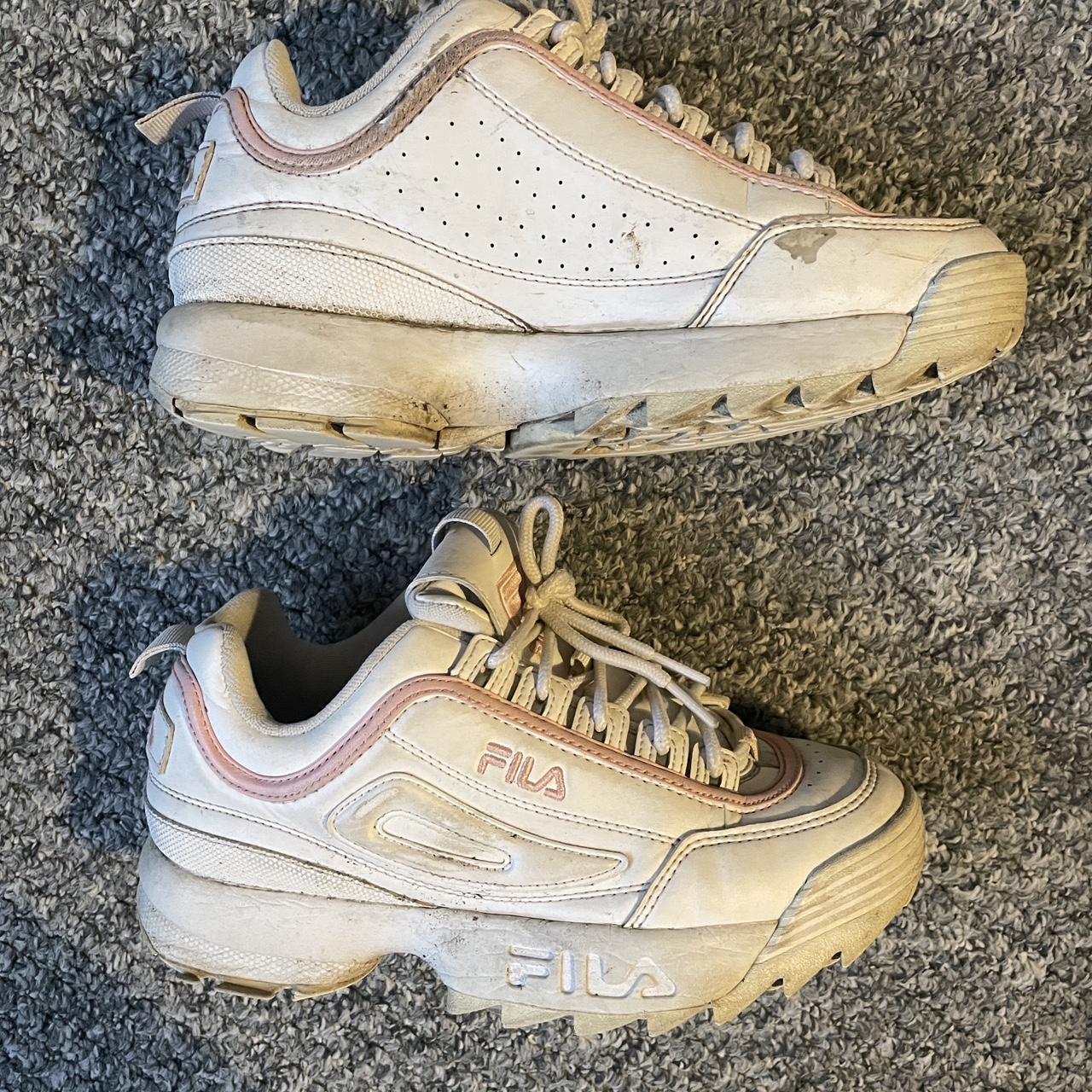 Fila white outlet pink gold