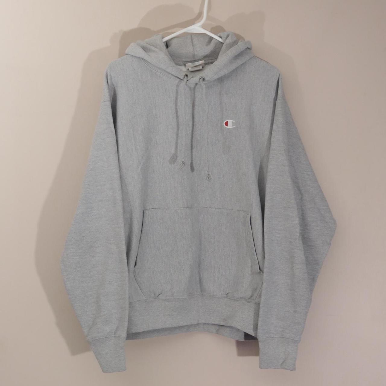 Champion reverse weave hoodie oxford online grey