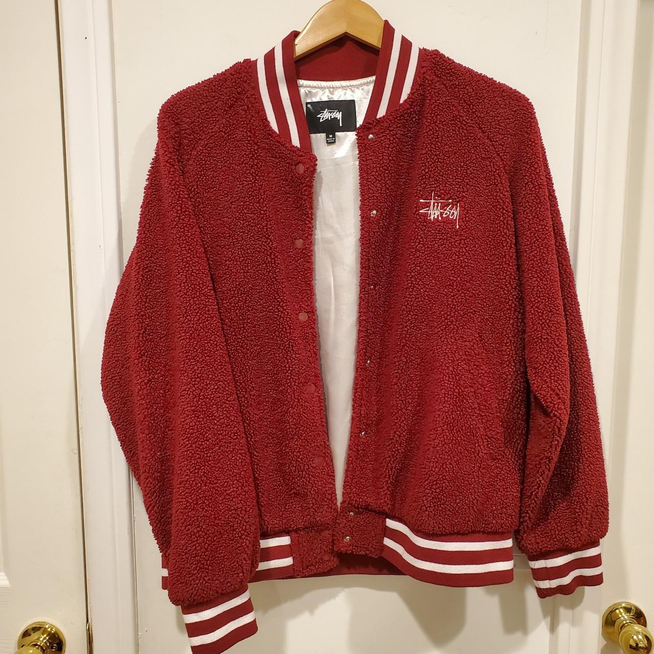 Stussy micah discount varsity jacket