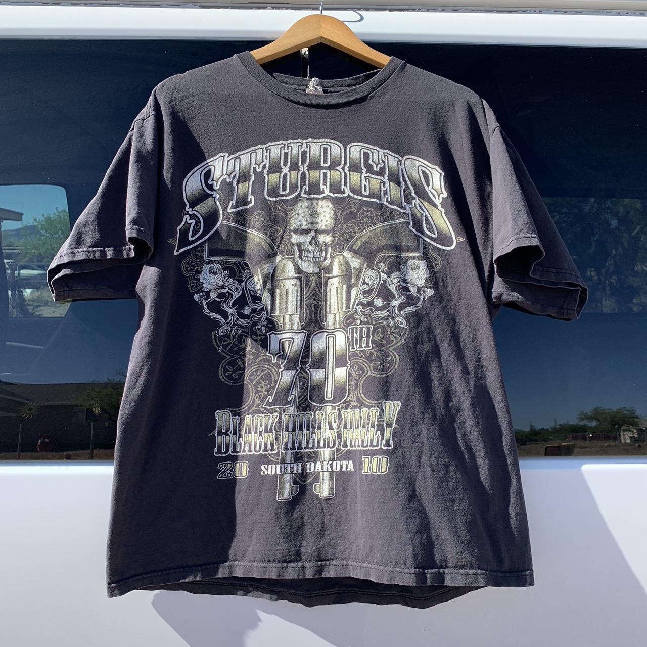 Sturgis Black Hills 70th Motorcycle Rally Shirt... - Depop