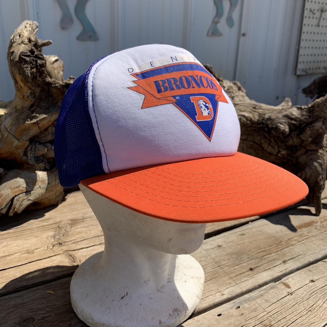 Vintage Denver Bronco NFL hat Youth size so don't - Depop