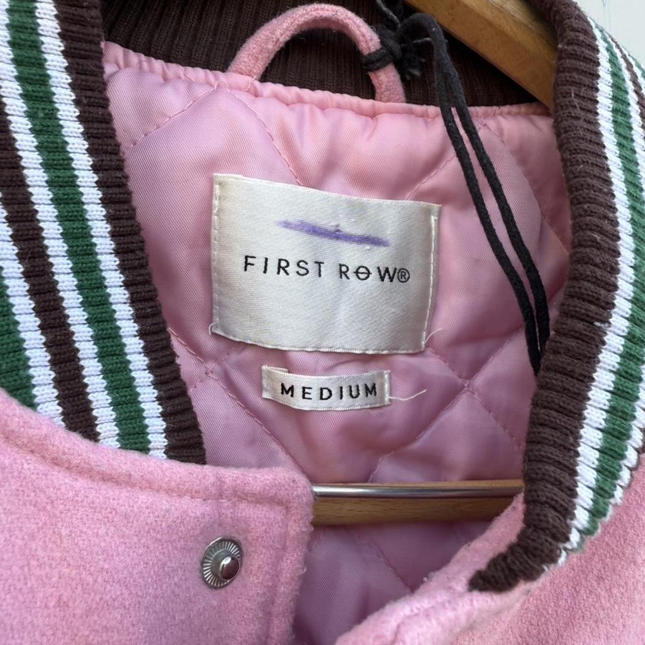 Preloved Women's Varsity Jacket - Pink/Multi - M … - image 5