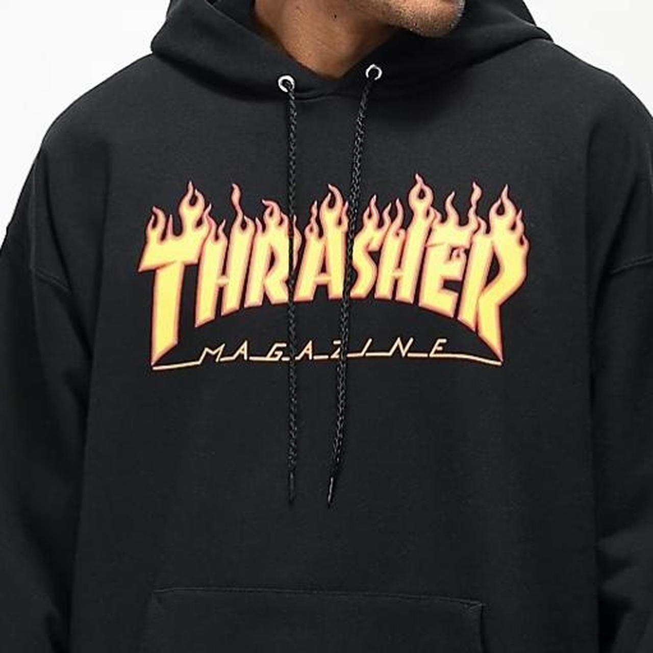 Thrasher hoodie( if you need a picture of the one I... - Depop