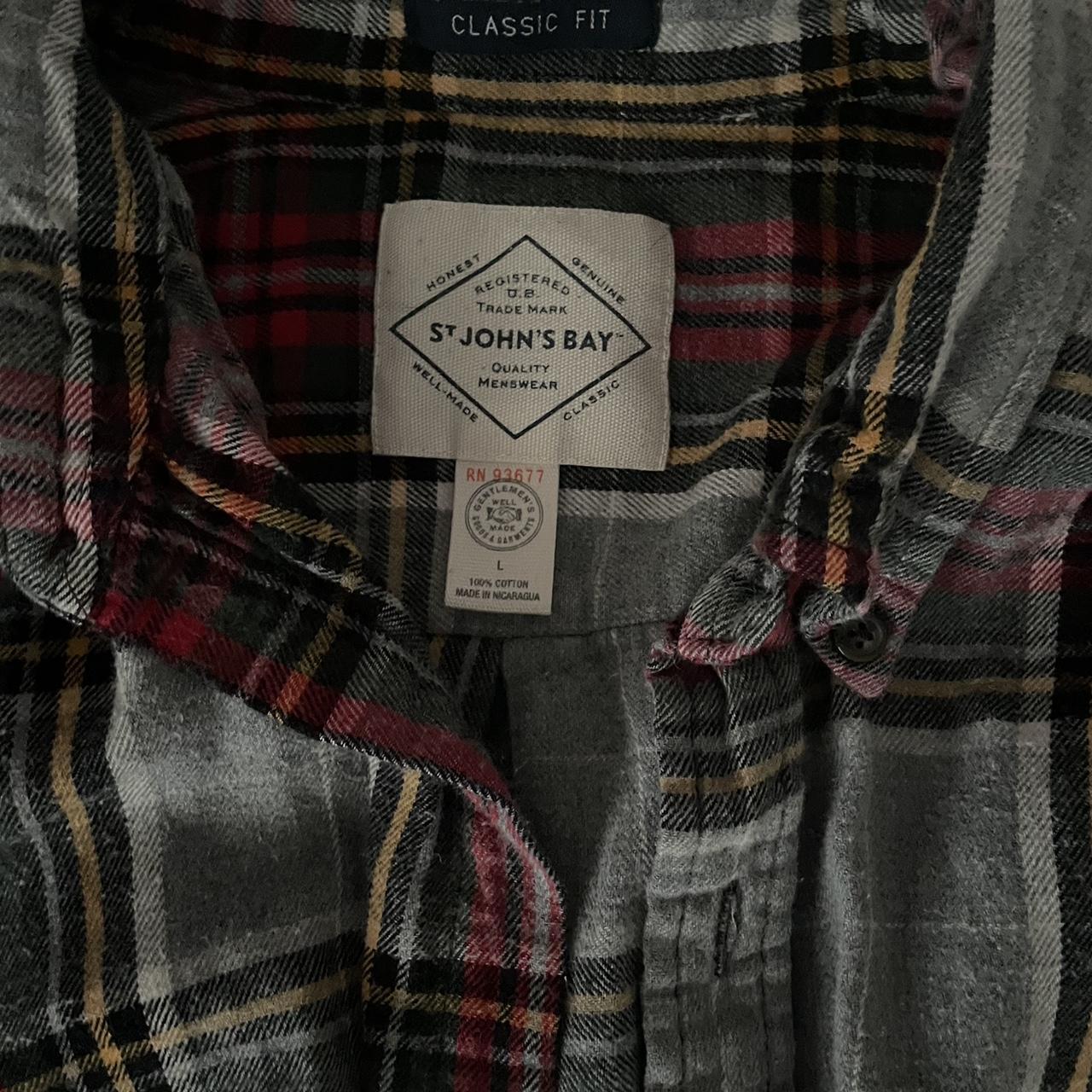 st john's bay flannel shirt jacket