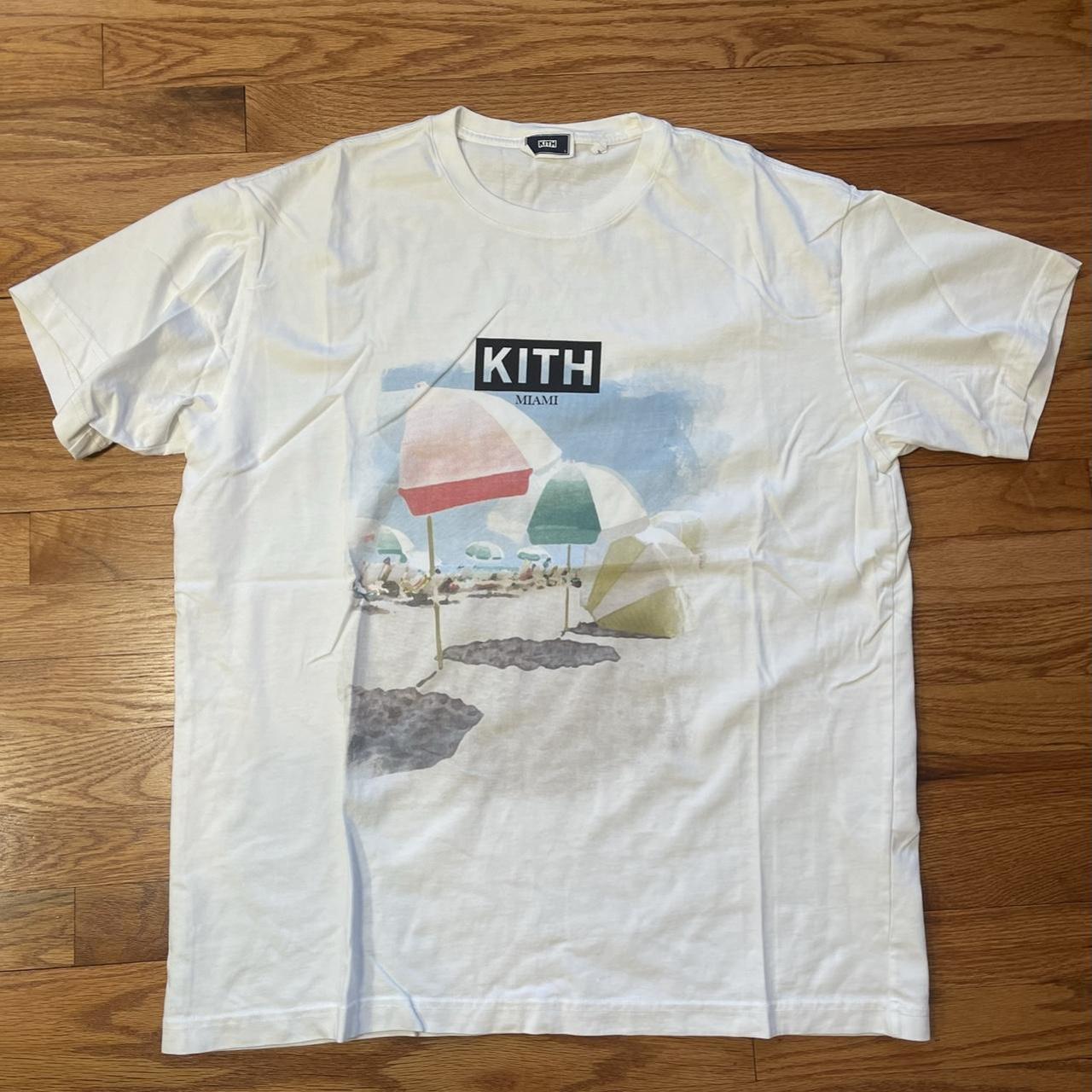 Kith Men's White T-shirt | Depop