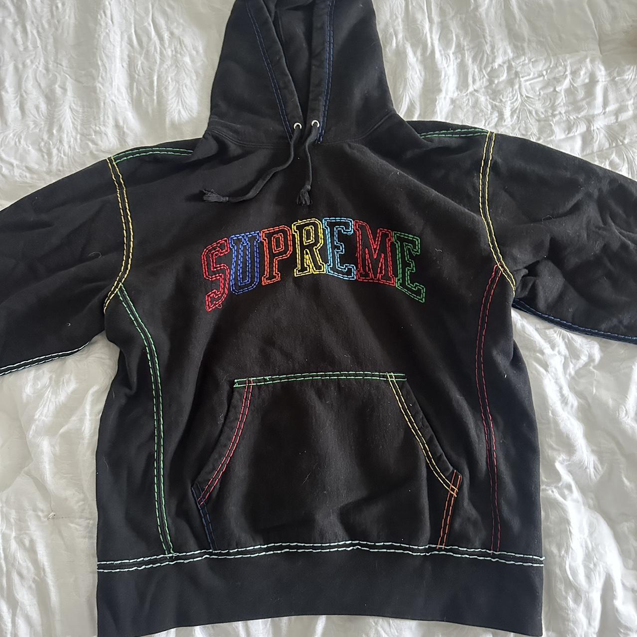 Supreme stitched clearance hoodie