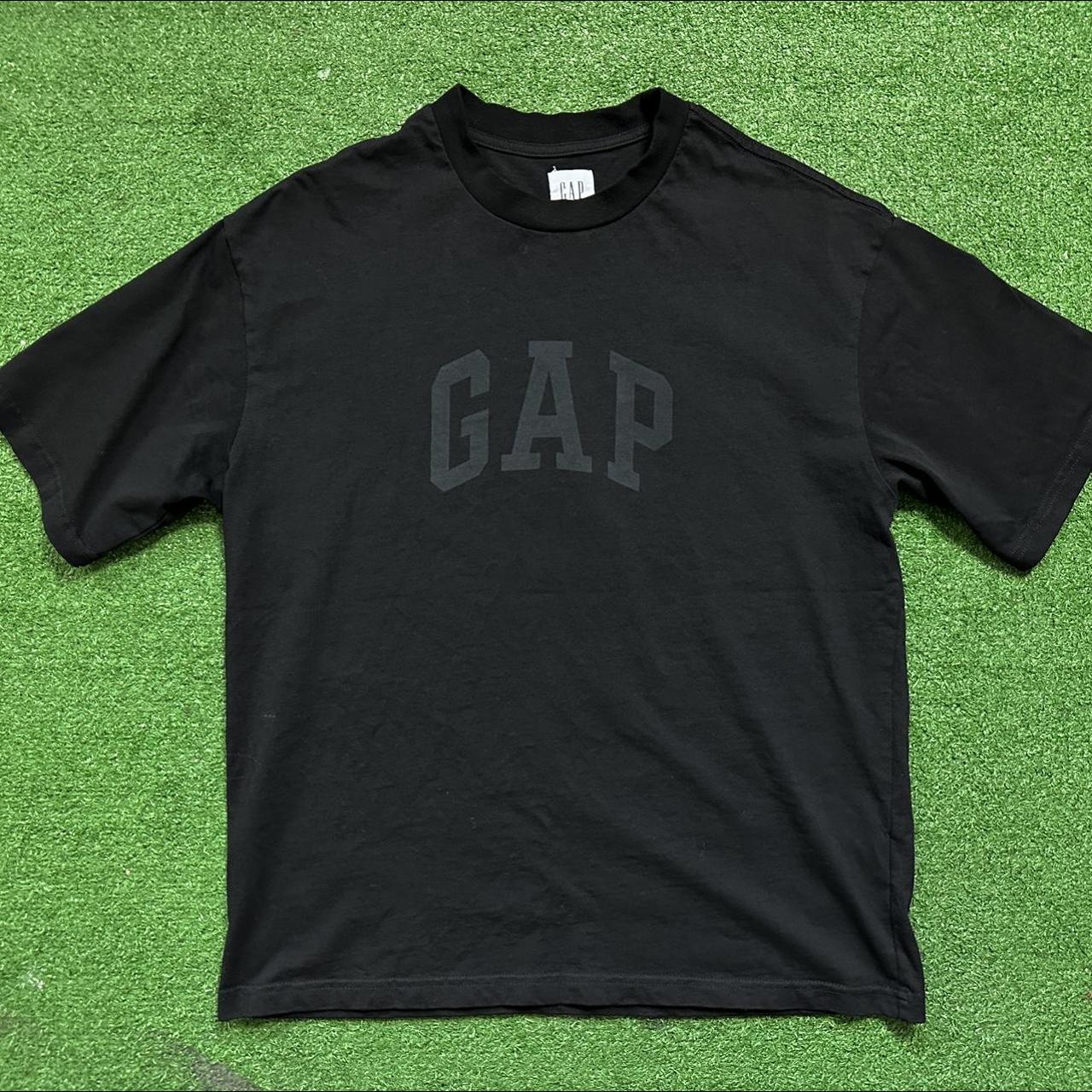 YEEZY YZY Gap Dove black t shirt sz. M Worn 1, it... - Depop