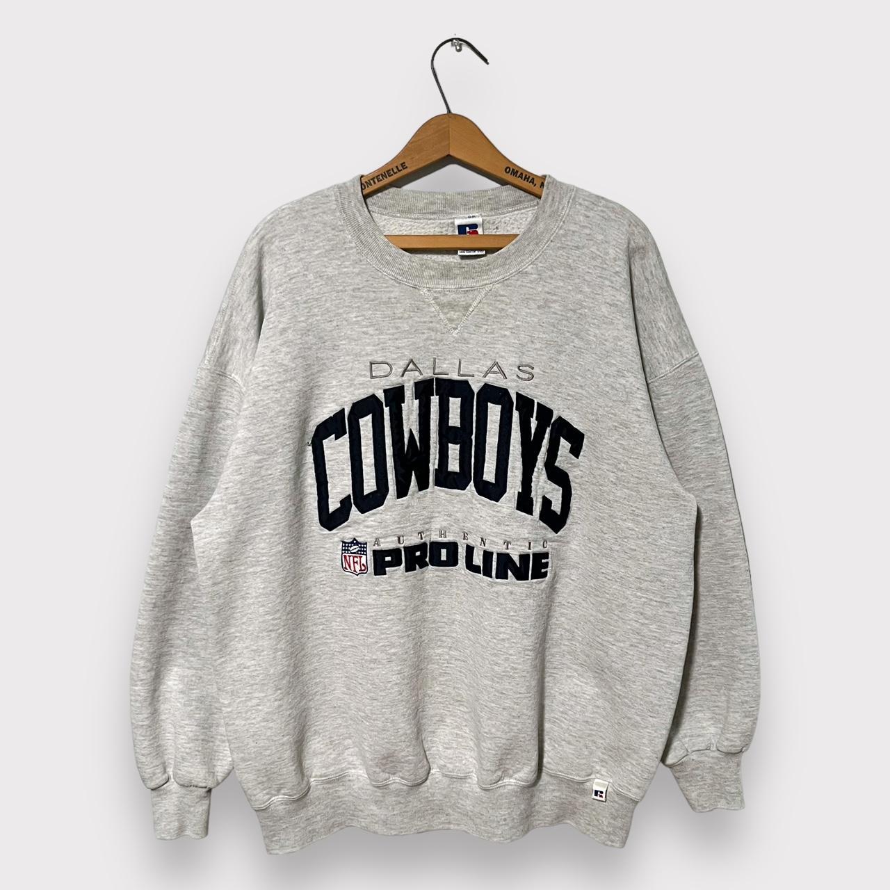 Vintage Russell Athletic Large Dallas Cowboys Crewneck Sweat Shirt