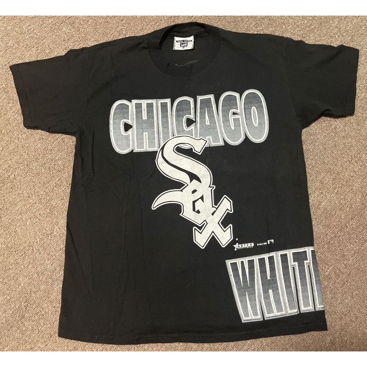 VINTAGE MLB CHICAGO WHITE SOX BLACK T-SHIRT