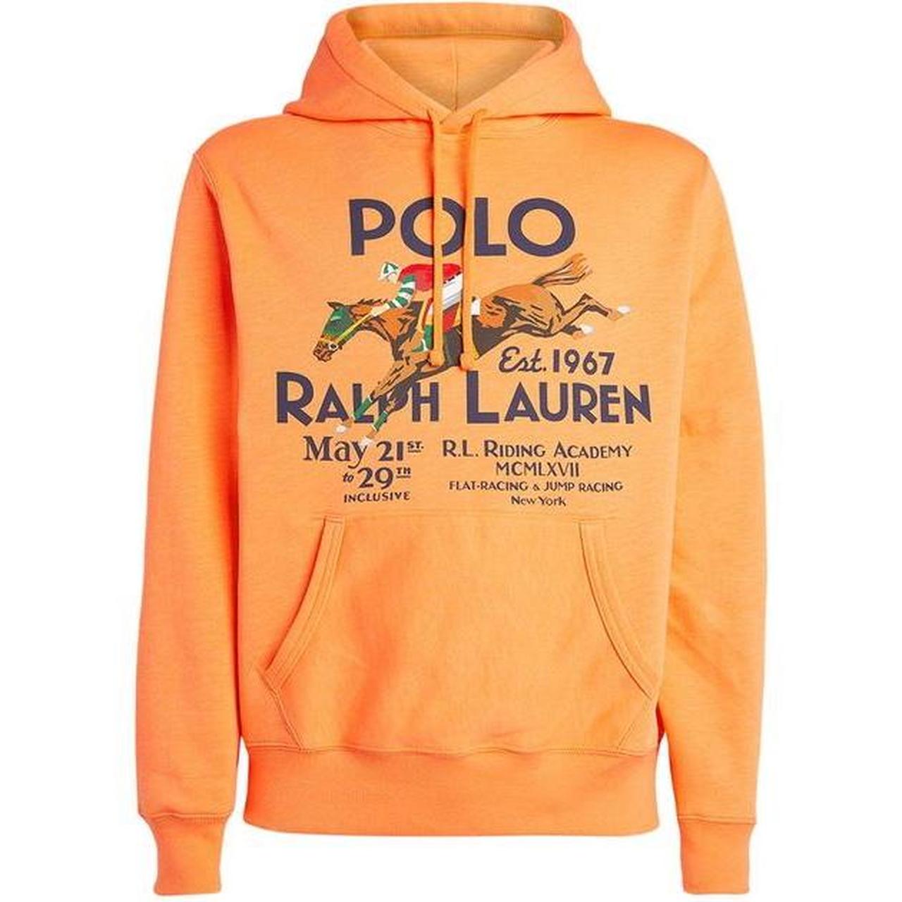 Ralph lauren orange hoodie on sale