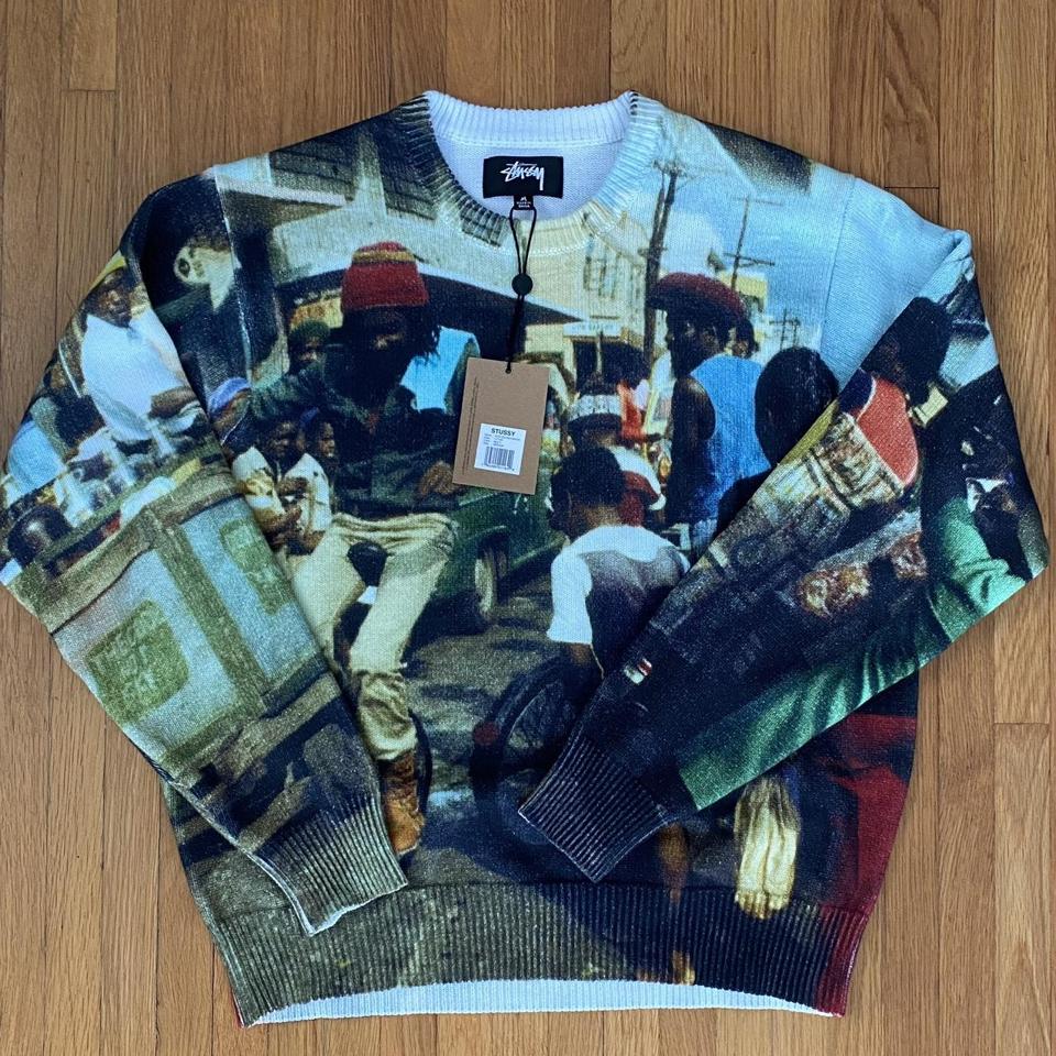 Stussy Peter Tosh knit sweater Brand new with... - Depop