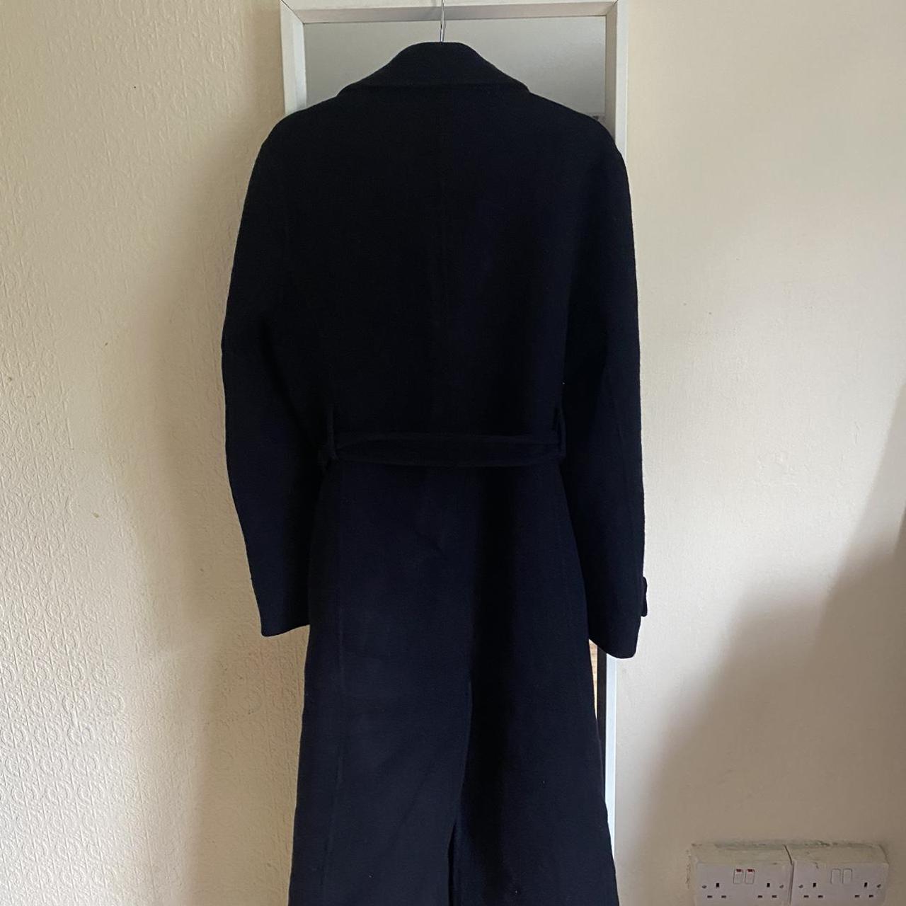 Reiss Leah coat in the colour navy. Have worn and... - Depop