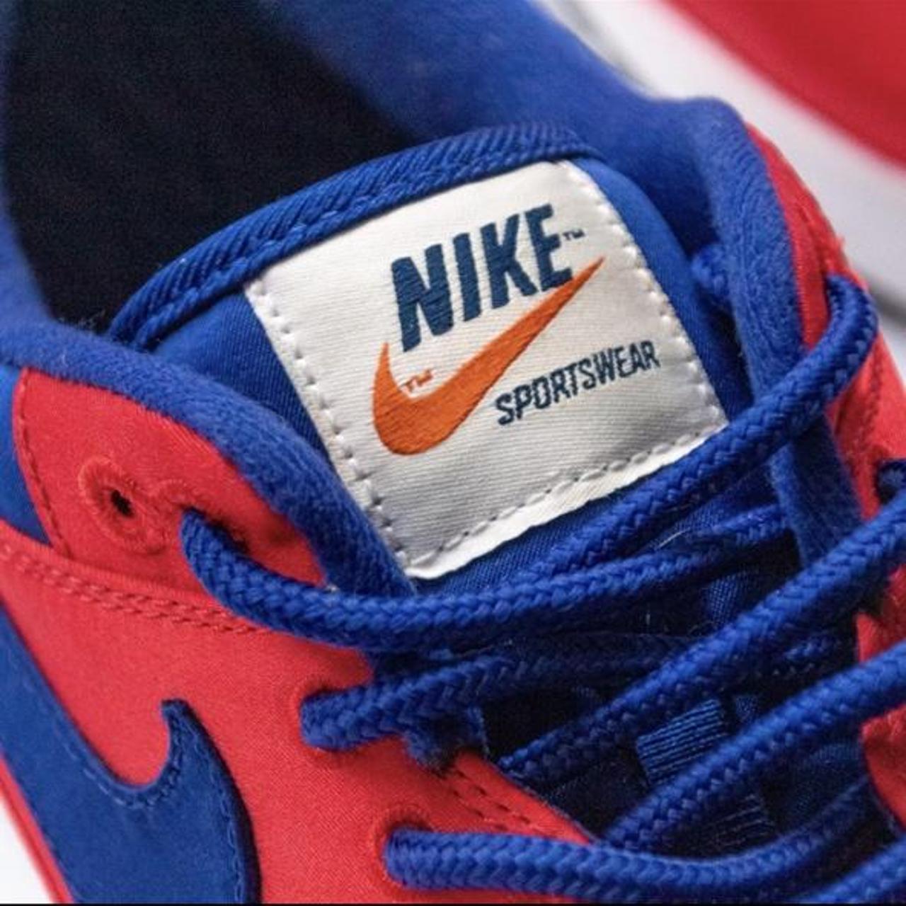 Nike Air Max 1 Satin Pack Blue Red 2018 Size UK... - Depop