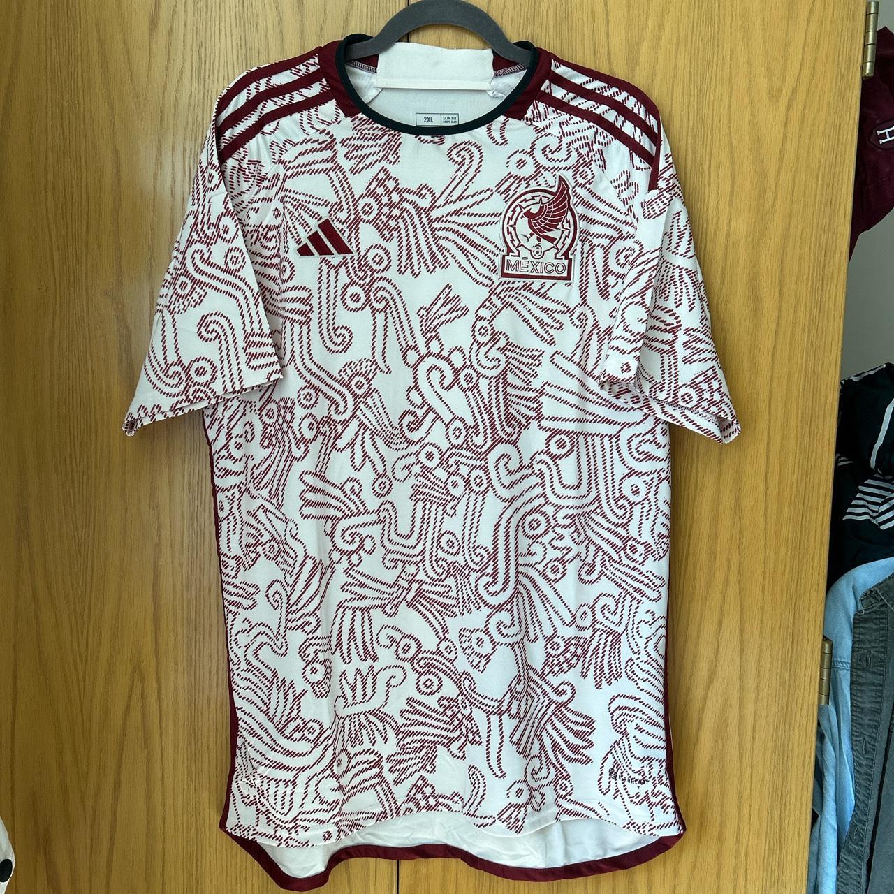 2023 World Cup Mexico Away Jersey Marked XXL Slim Depop   P0 