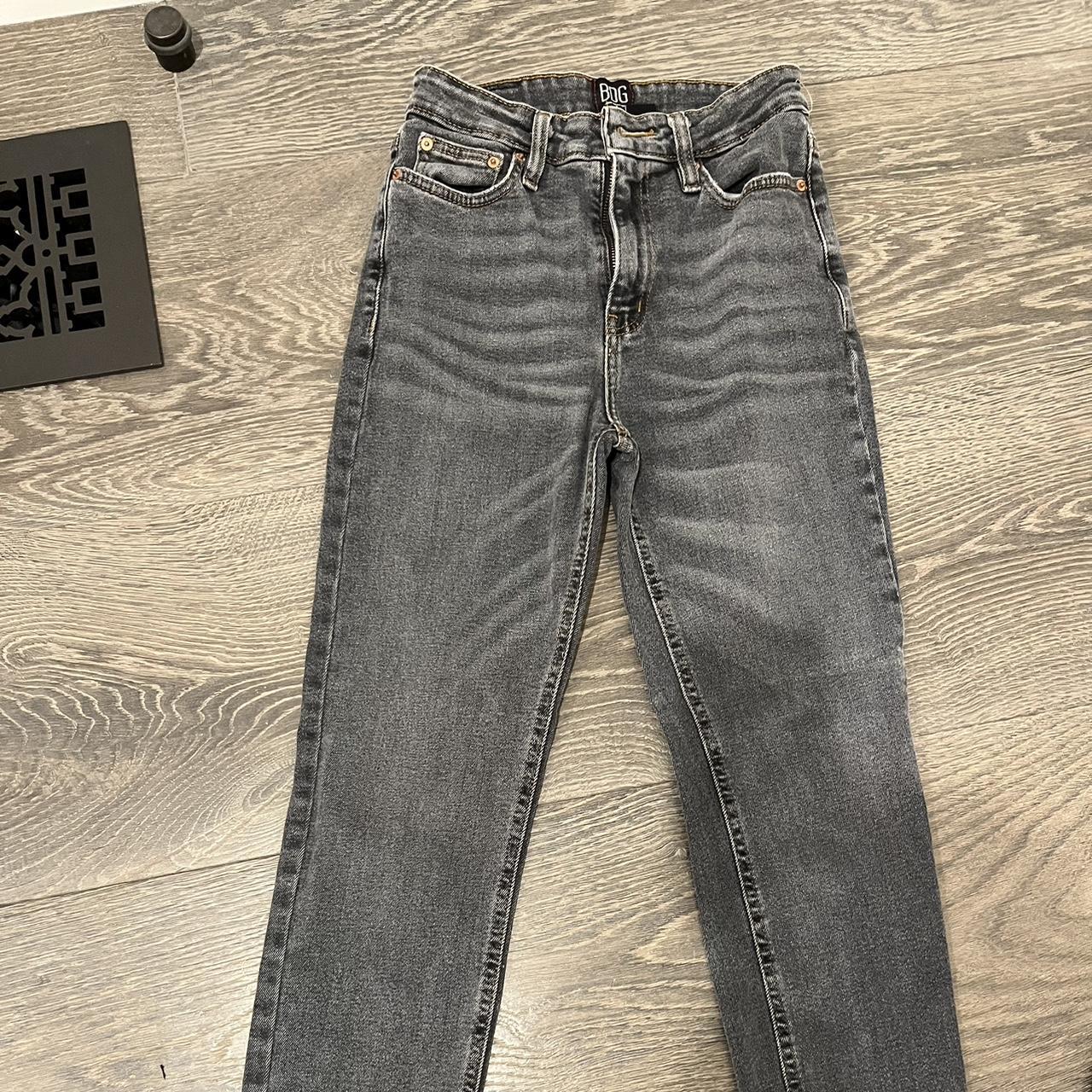 Women's Black and Grey Jeans Depop