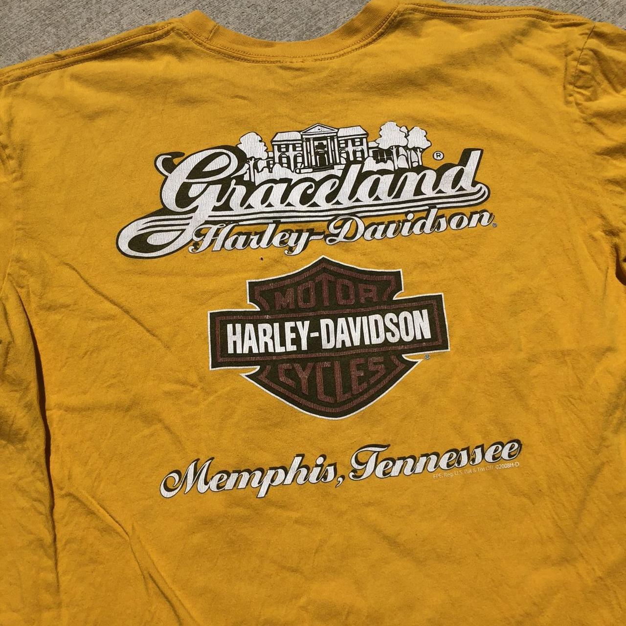 Yellow Tennesee Harley Davidson TShirt size... Depop