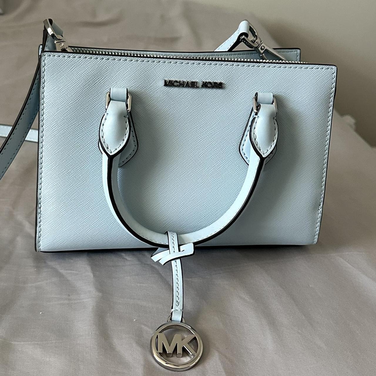 Baby Blue Michael Kors Cross Body Purse Depop