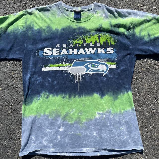 Seattle Seahawks official NFL Team Apparel shirt in - Depop