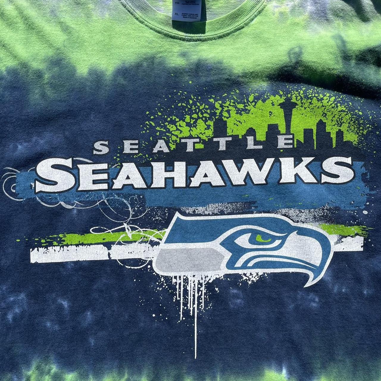 Seattle Seahawks official NFL Team Apparel shirt in - Depop