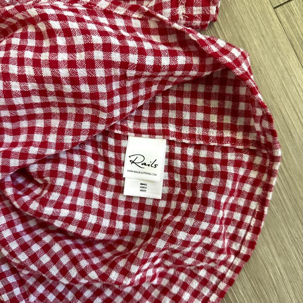 Rails Women's Blouse - Red/White - S – Rails Thea… - image 5