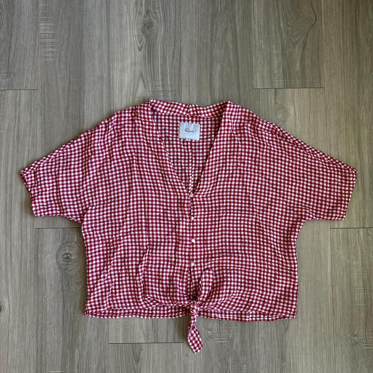 Rails Women's Blouse - Red/White - S – Rails Thea… - image 1