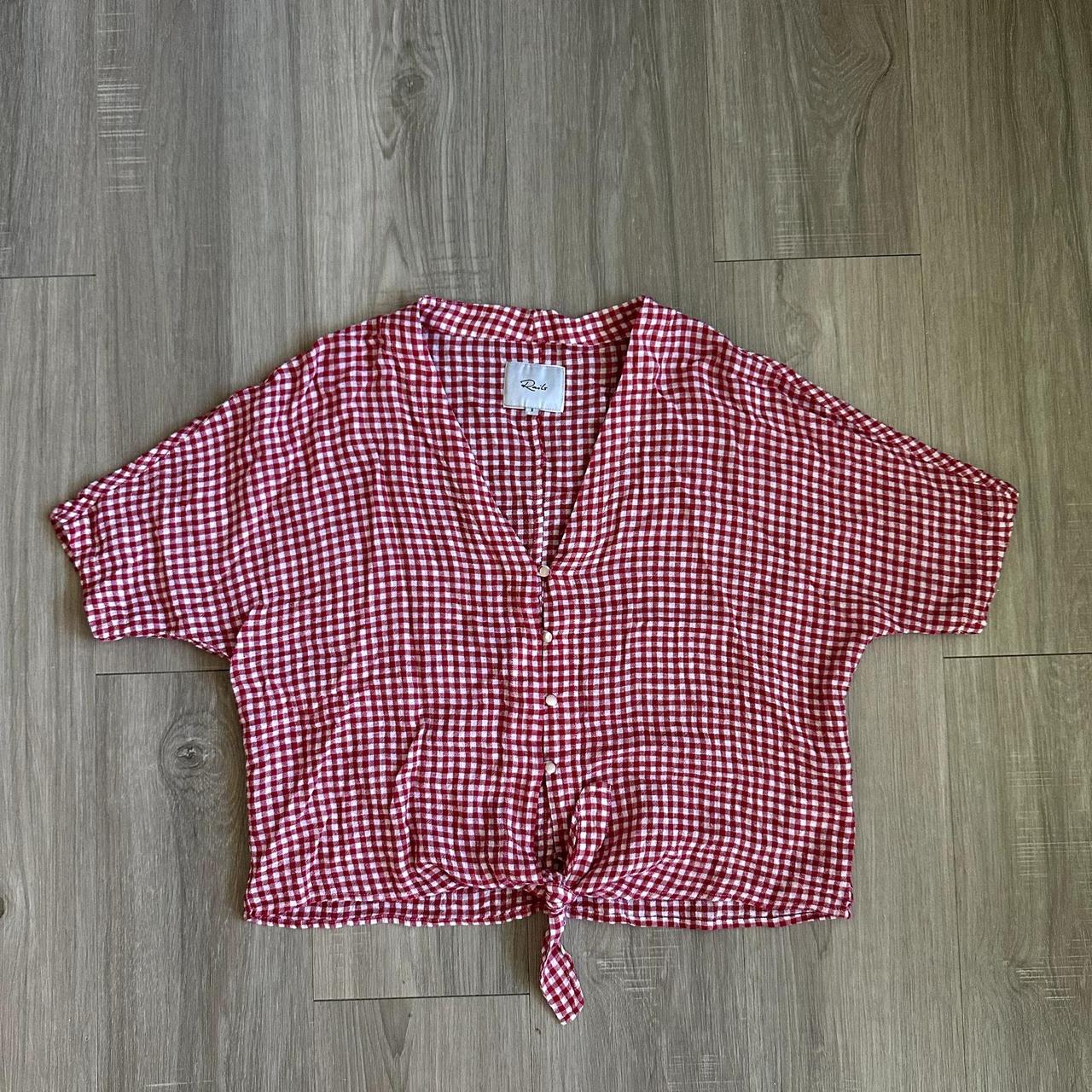 Rails Women's Blouse - Red/White - S – Rails Thea… - image 2