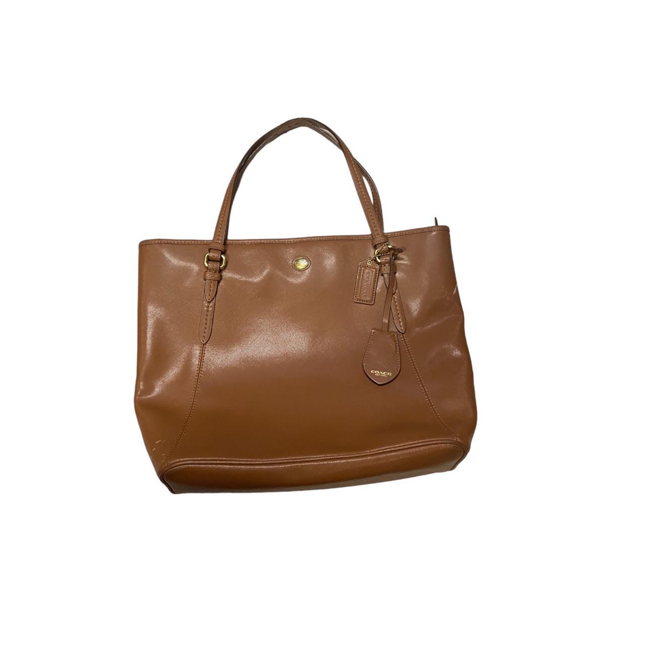 Coach peyton leather online shoulder bag