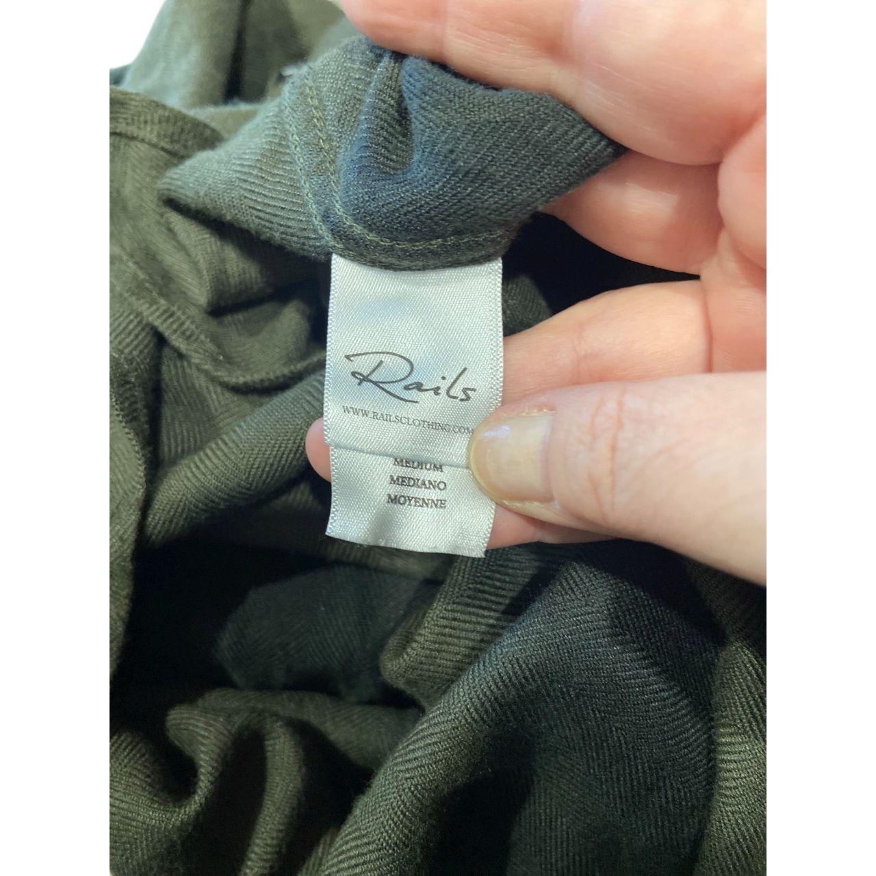 Rails Women's Blouse - Green/Black - M – Rails Bl… - image 4