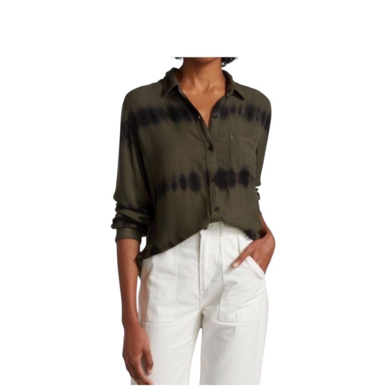 Rails Women's Blouse - Green/Black - M – Rails Bl… - image 6