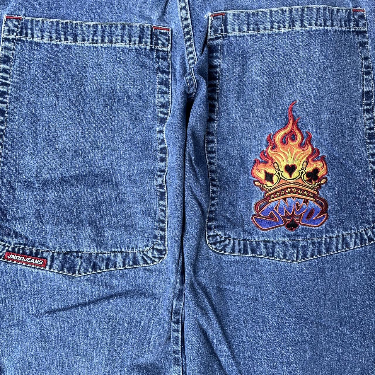 Vintage 90s jnco jeans Super rare tribal jncos jnco... - Depop