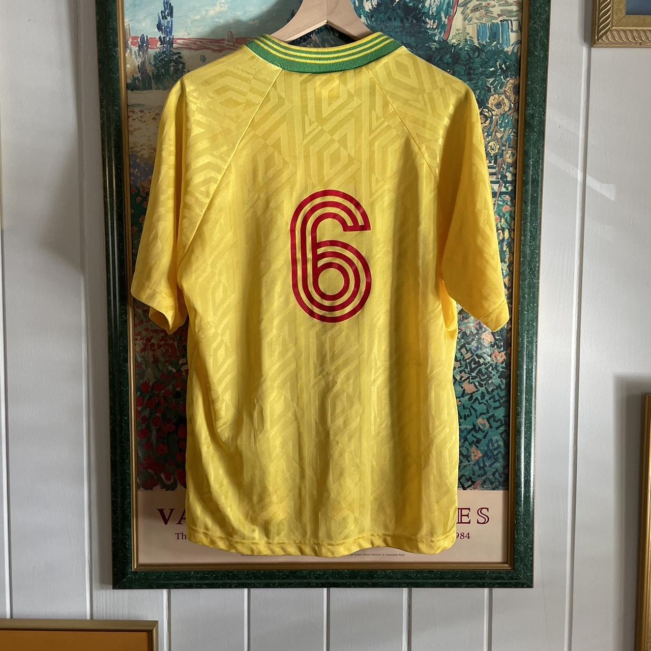 Vintage soccer jersey 90s soccer kit in great | Depop