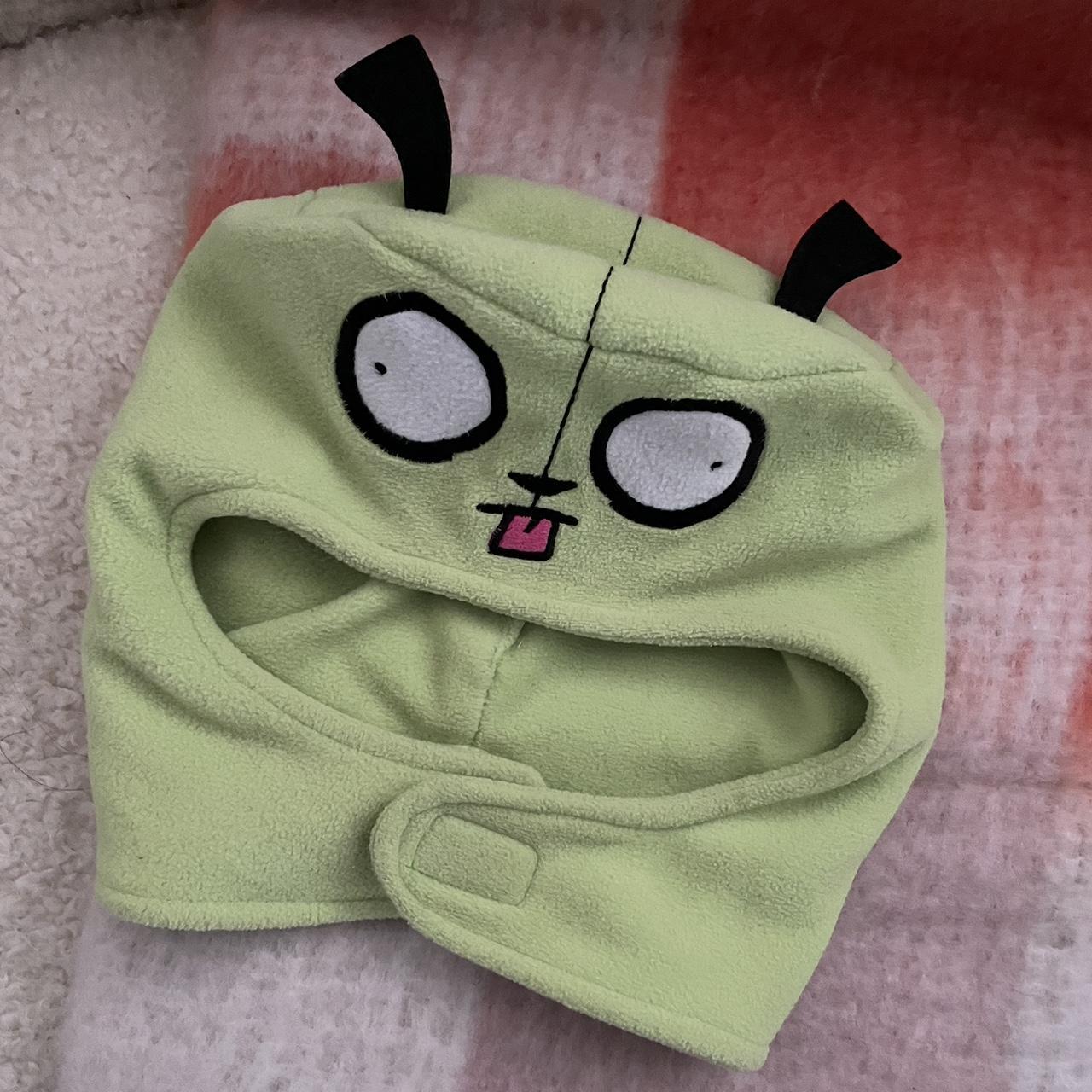 Y2k Invader Zim Gir Face Beanie Velcro Closure Hat Depop