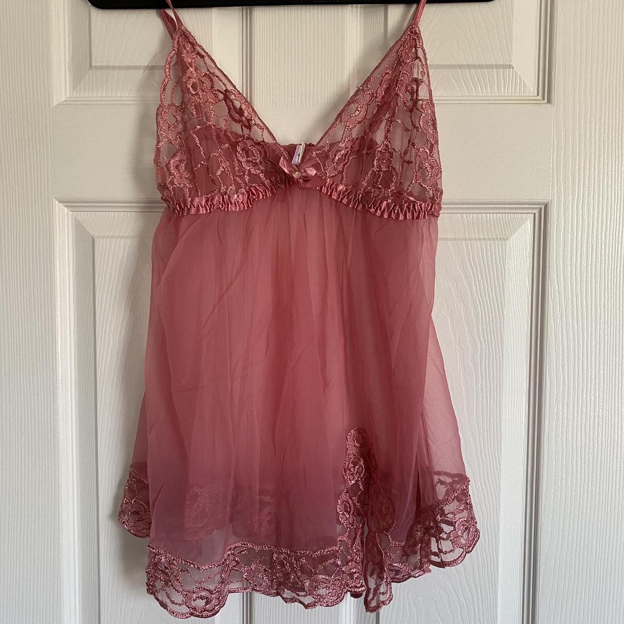 Frederick's of Hollywood Women's Pink Vest | Depop