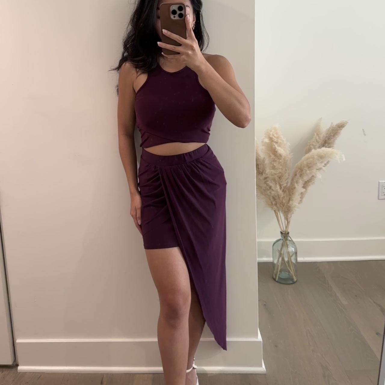 Charlotte russe 2025 purple dress