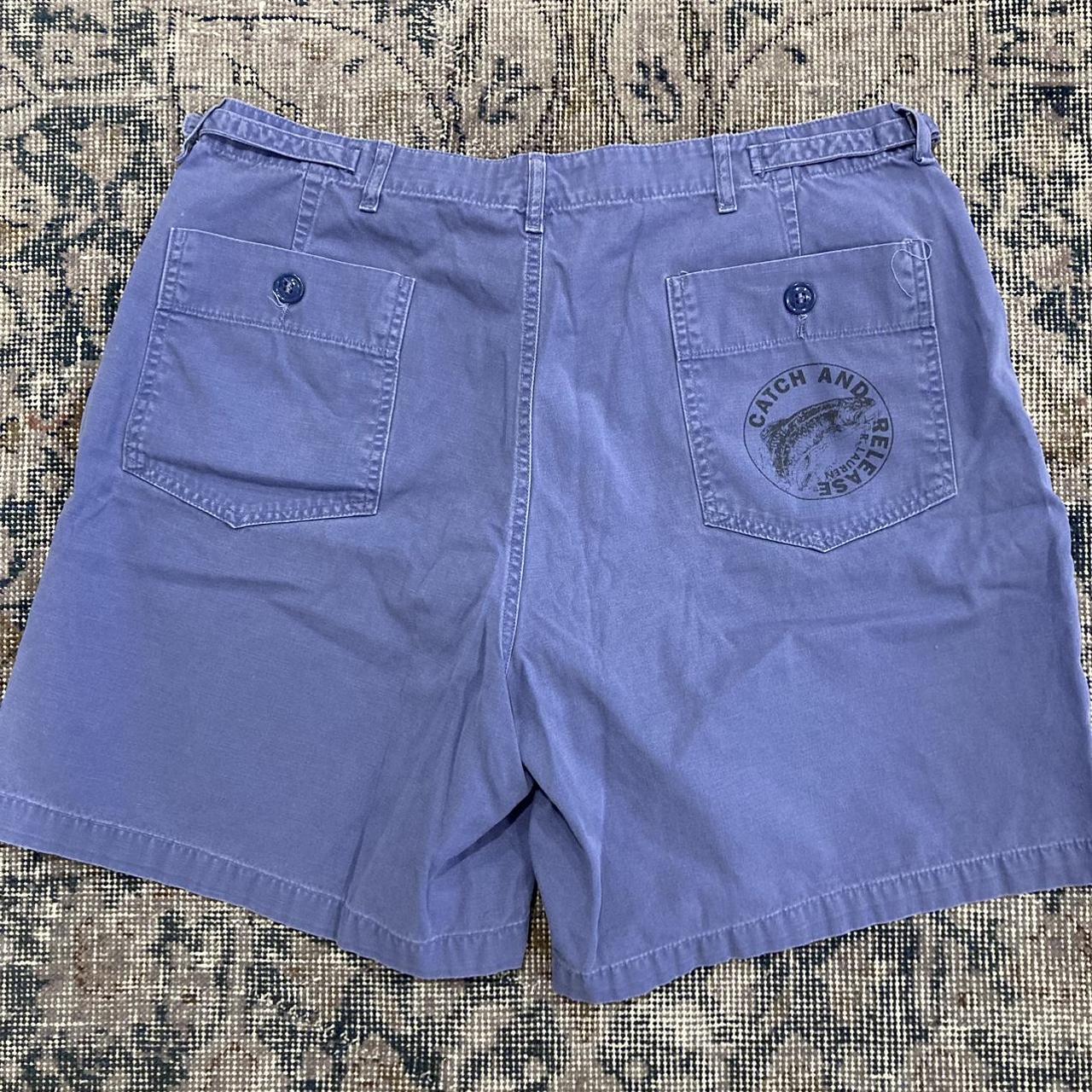 Rare Vintage Ralph top Lauren Polo Sportsman Catch and Release men’s shorts size 36