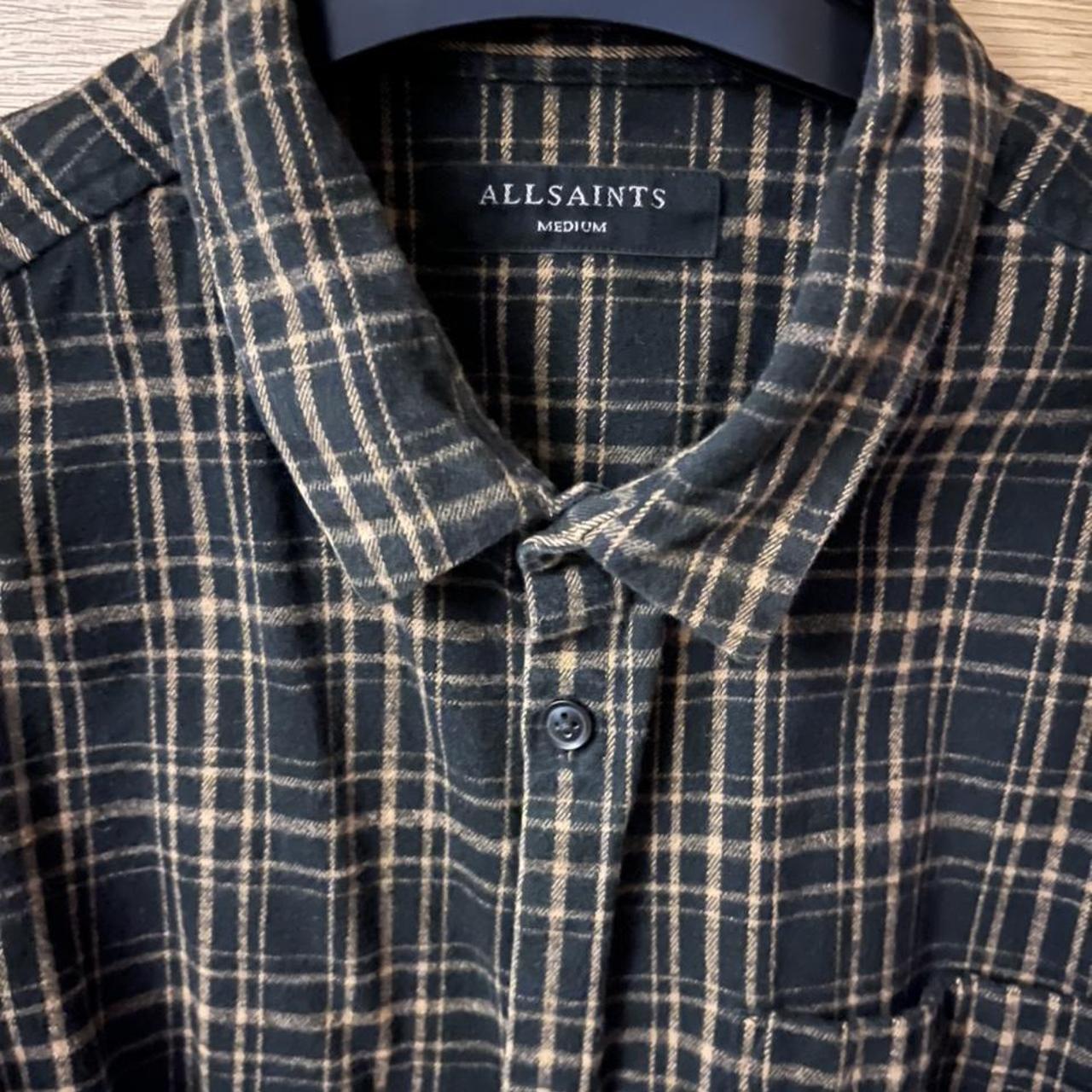 Allsaints shirt endless style nearly new condition... - Depop