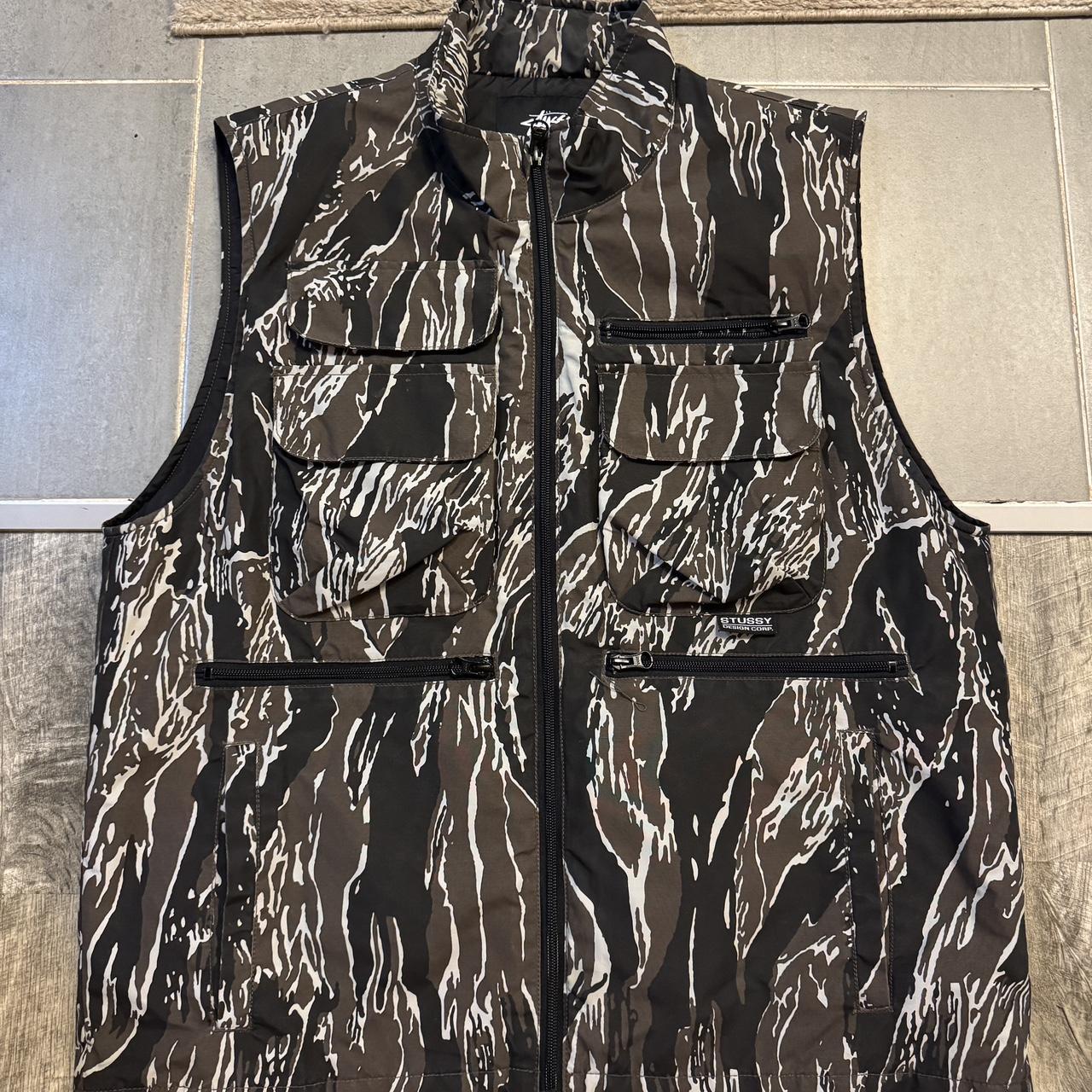 トップス STUSSY Checkered flag utility vest stussy-utility-vest-check-