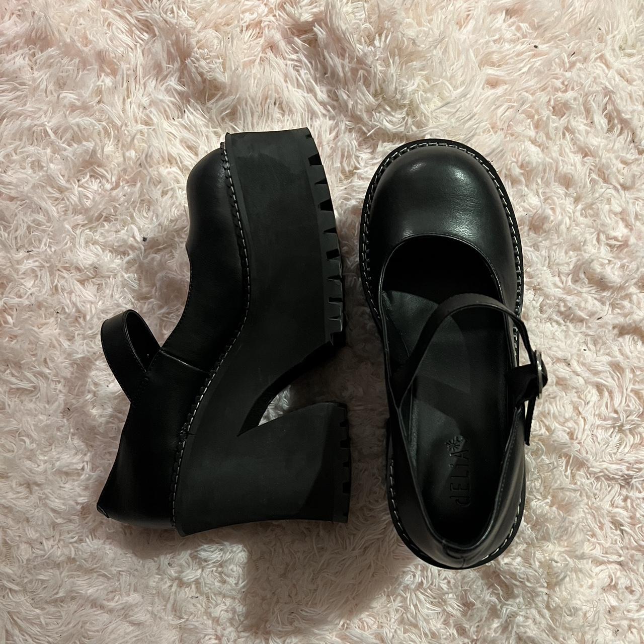 delia dolls kill mary jane platforms! only worn... - Depop