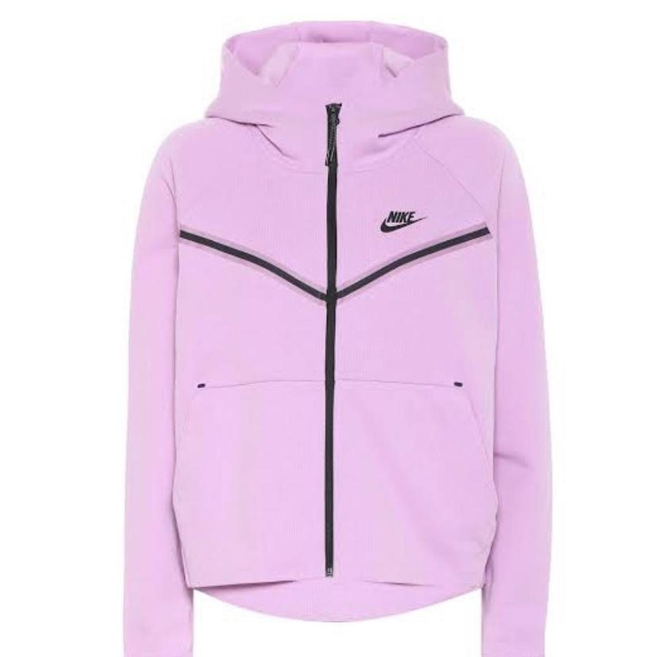 Pink Nike Tech Fleece!! In great condition! Size... - Depop