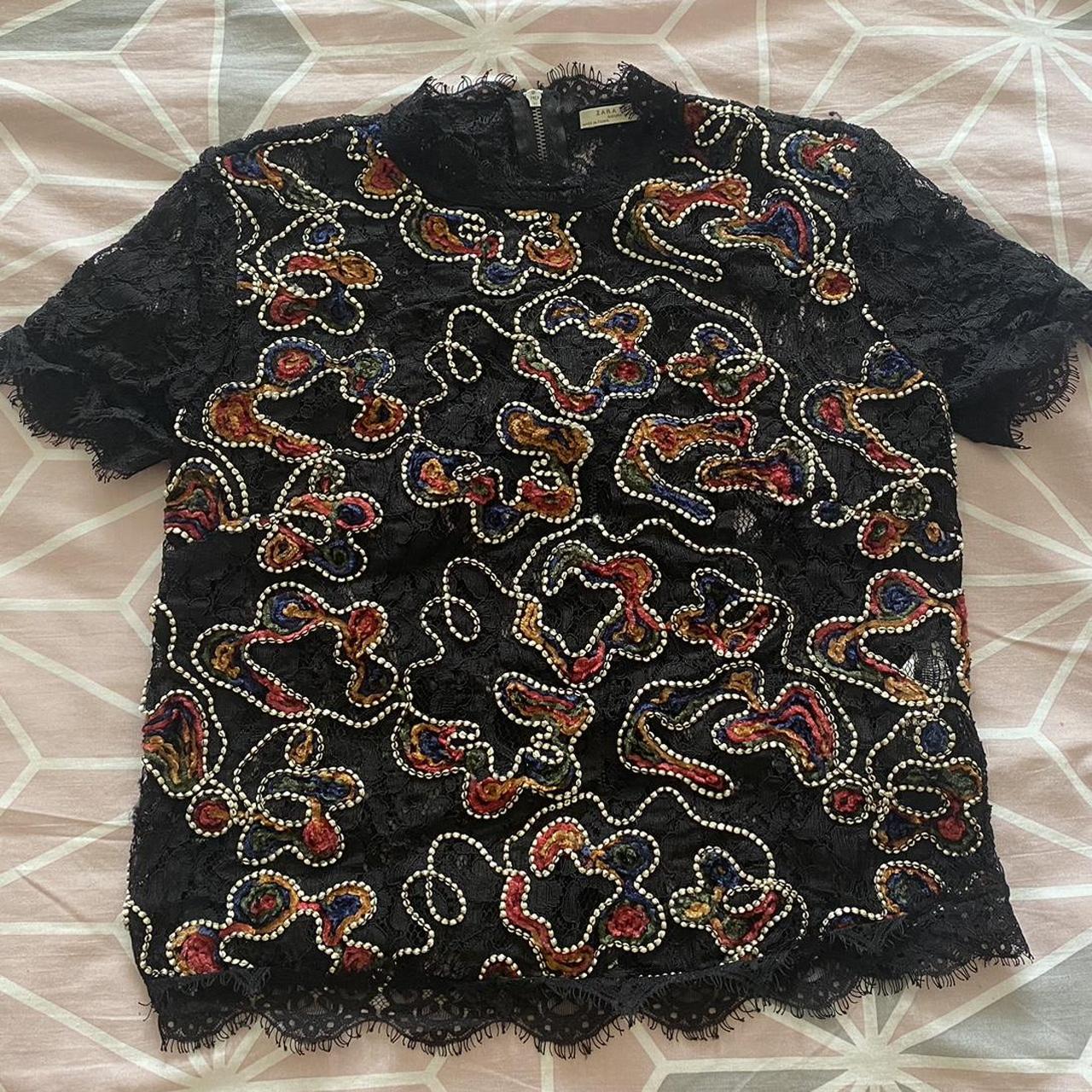 Zara crop top worn once size small... Depop
