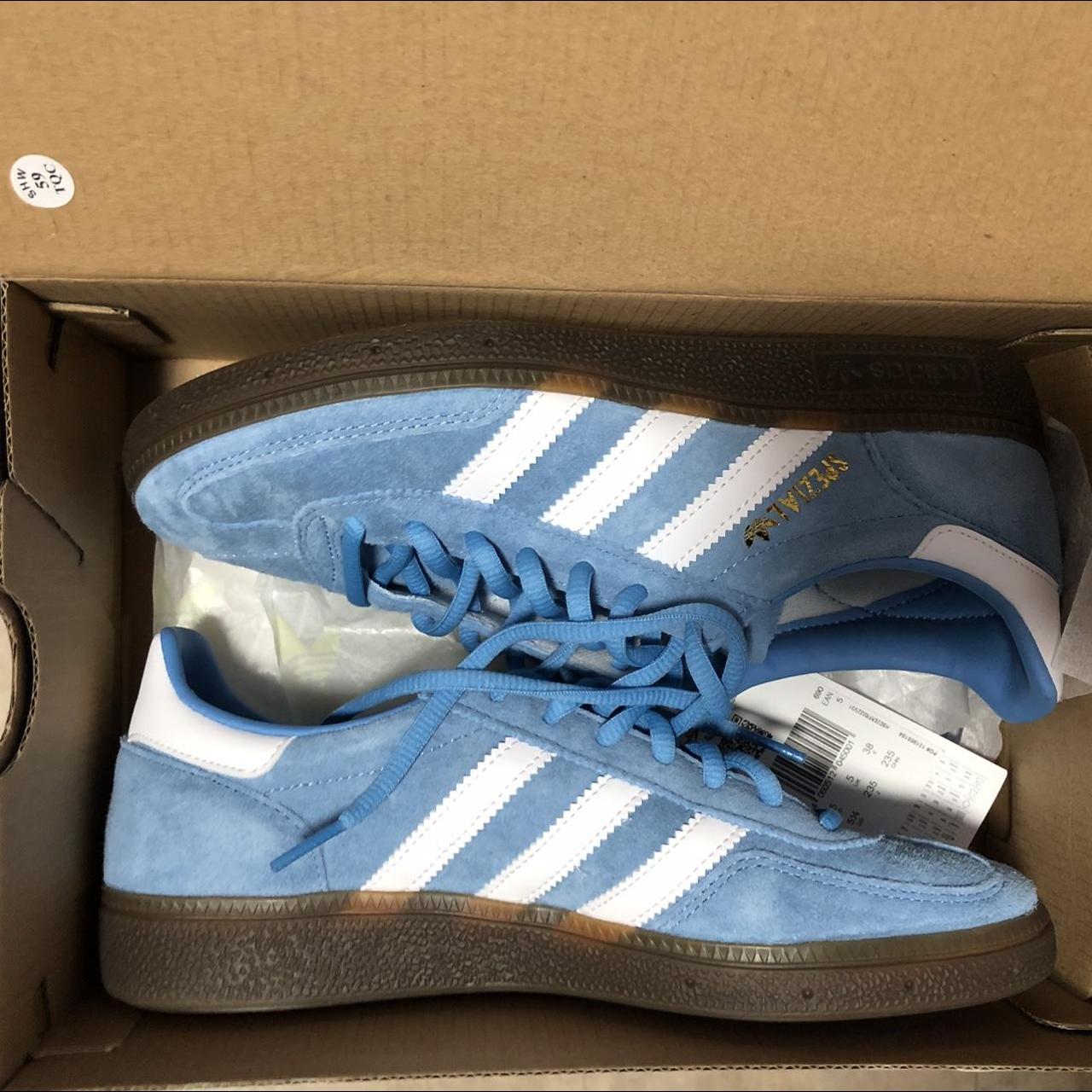 Adidas Handball Spezial Light Blue UK 4, 5, 6... - Depop