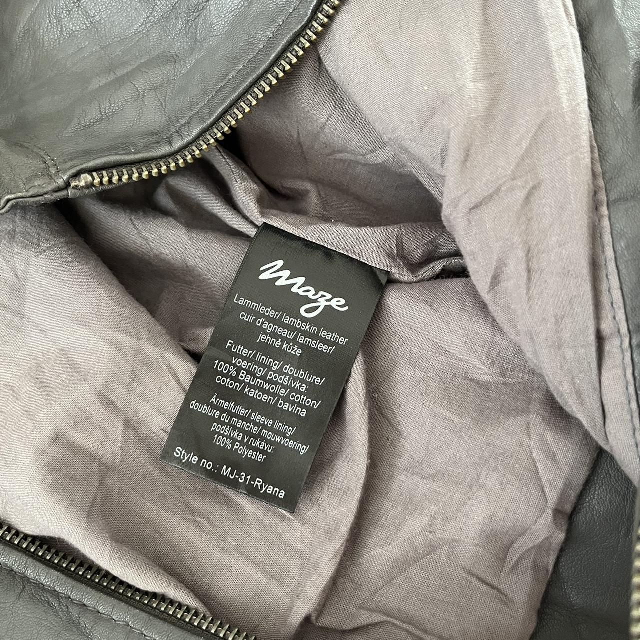 Depop Vintage high jacket quality leather Made from real... -