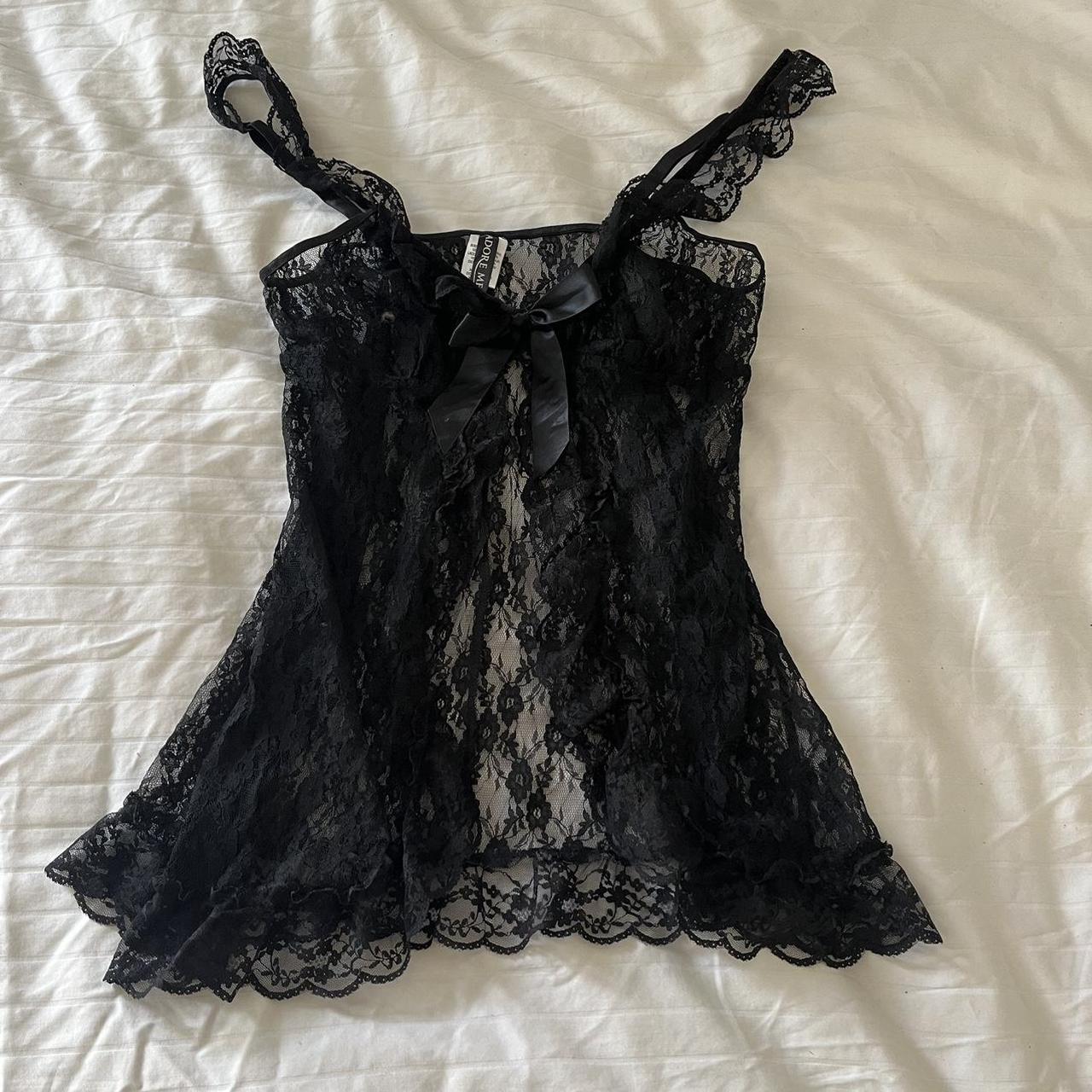 The cutest Italian vintage lace cami top One of a... - Depop