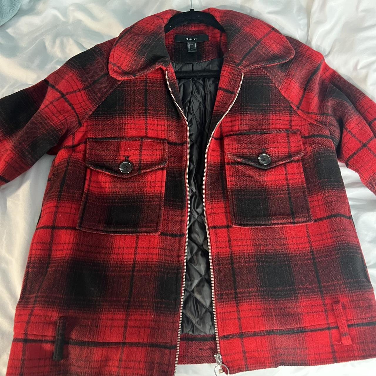 forever 21 flannel jacket